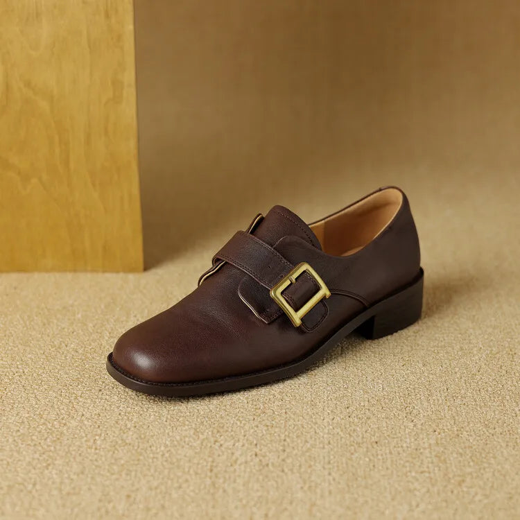 Savona Buckle Monk Loafers