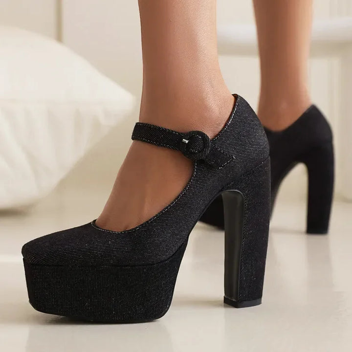 Brera Denim Pumps