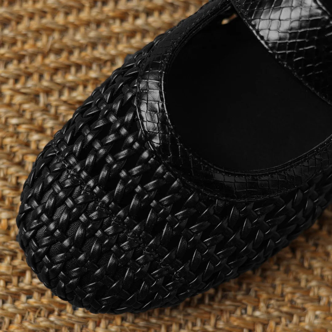 Intreccio Woven Mary Jane Flats