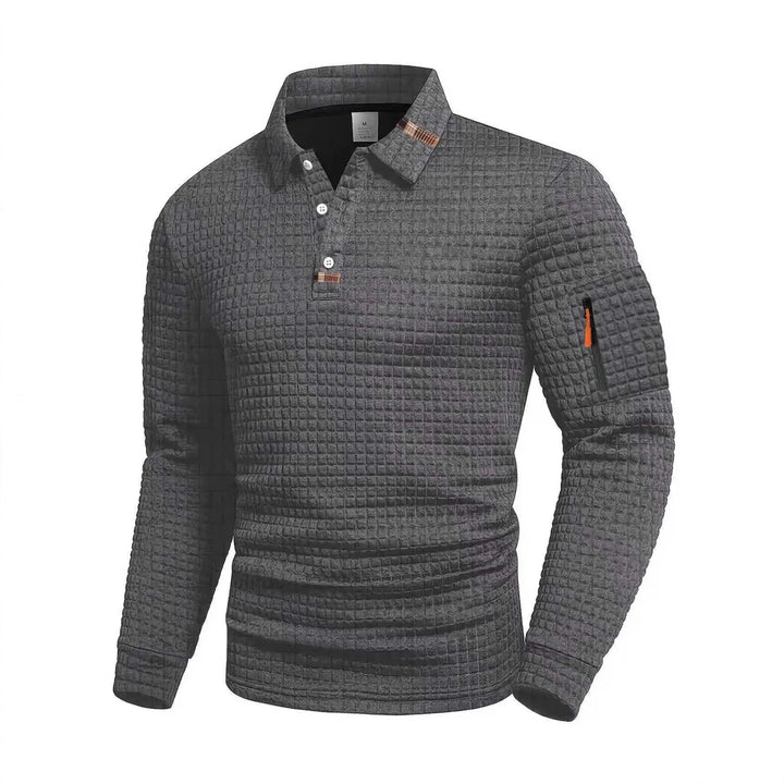 Gridlock Waffle Polo