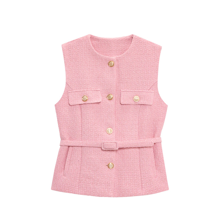 Delphine Tweed Vest