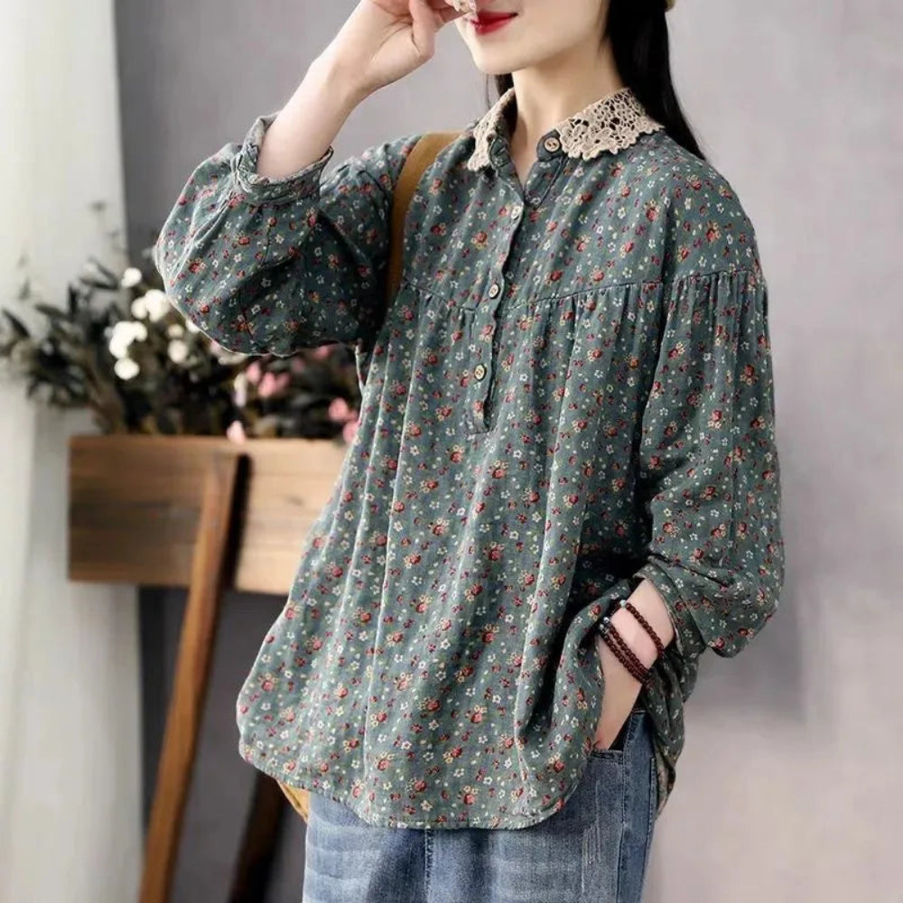 Fleur Linen Blouse
