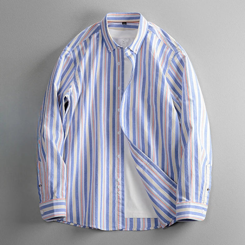 Newport Stripe Cotton Shirt