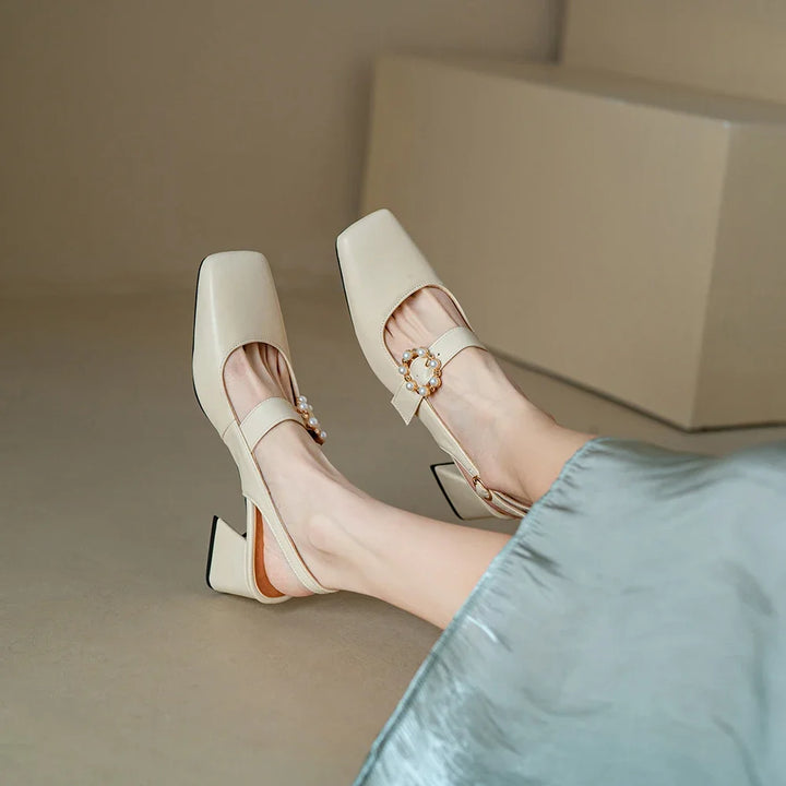 Grace Pearl Slingbacks