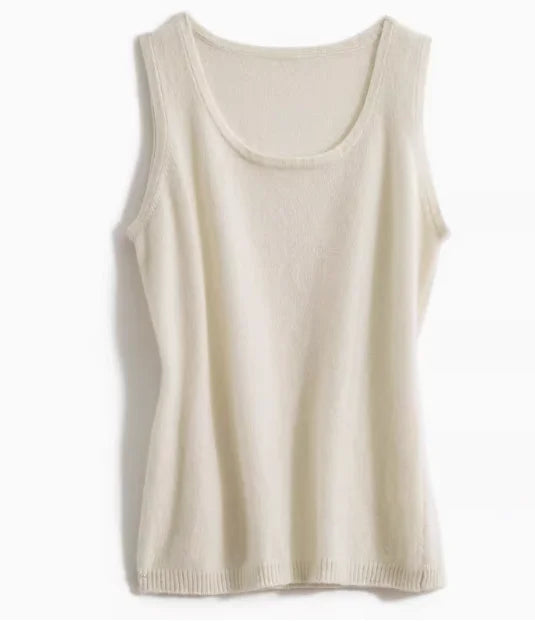 Claudette Cashmere Tank Top