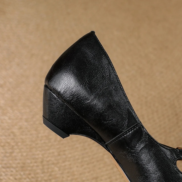 Vexa Leather Heels