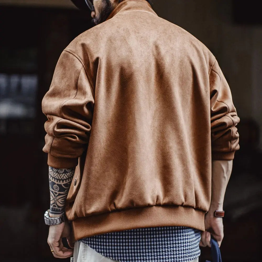 Mercer Suede Harrington Jacket