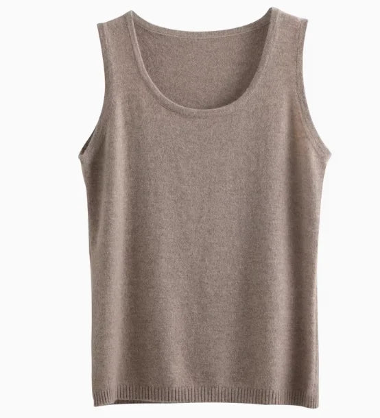 Claudette Cashmere Tank Top