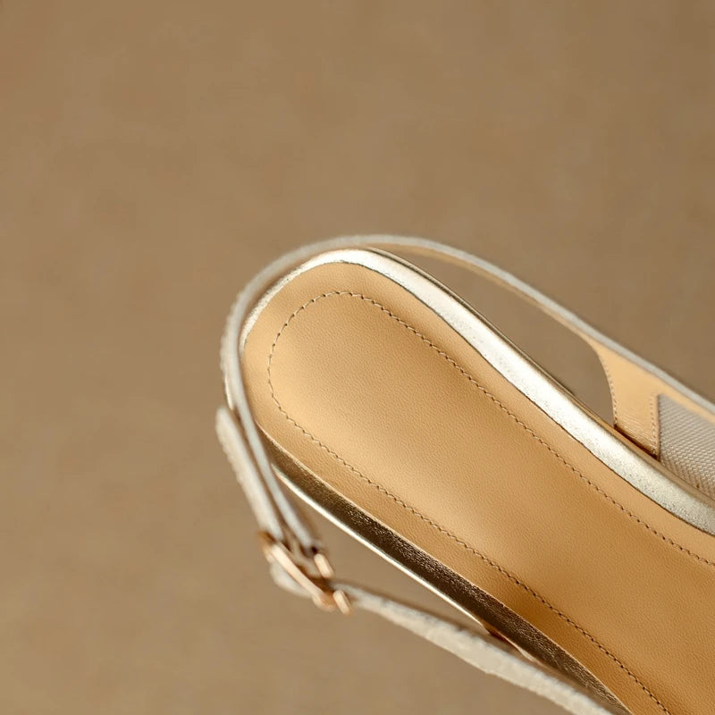 Veronese Mesh Slingback Heels