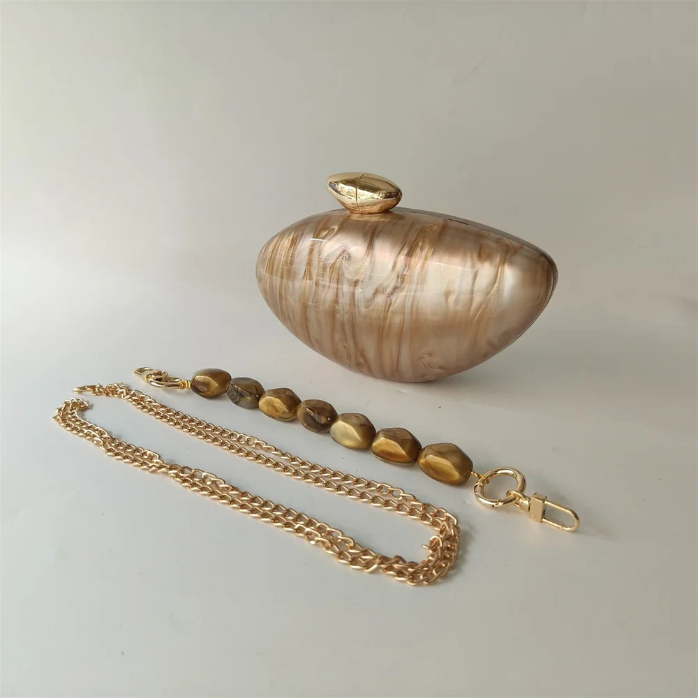 Caldera Marble Clutch