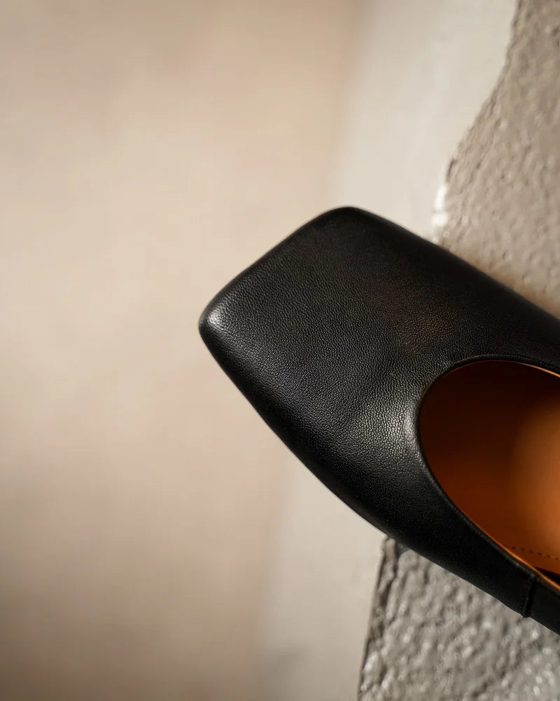 Portia Square Toe Pumps