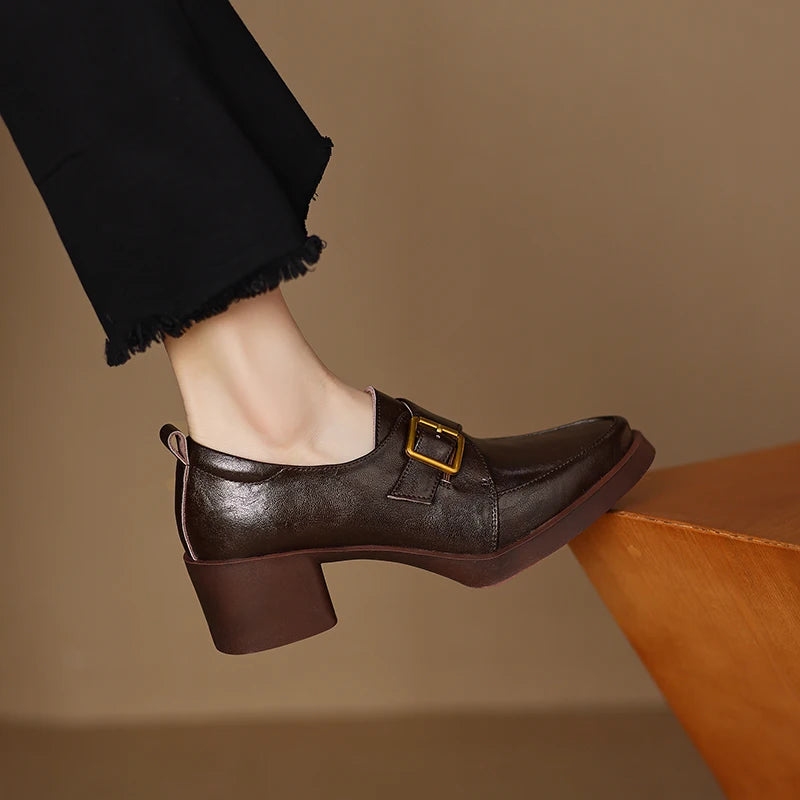 Bellamy Buckle Heels