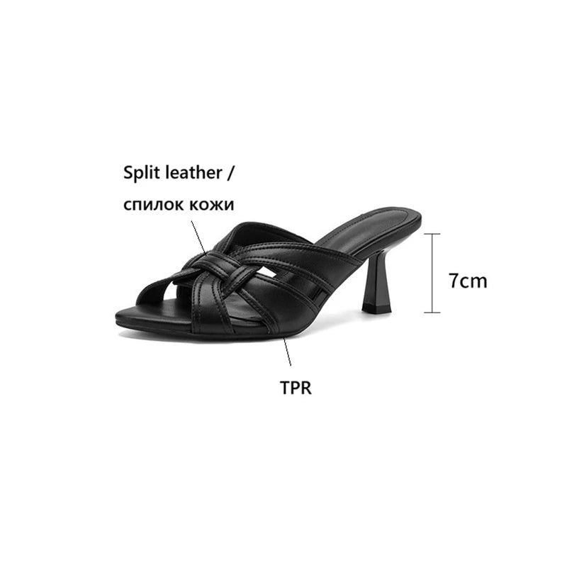 Intreccio Woven Heel Mules