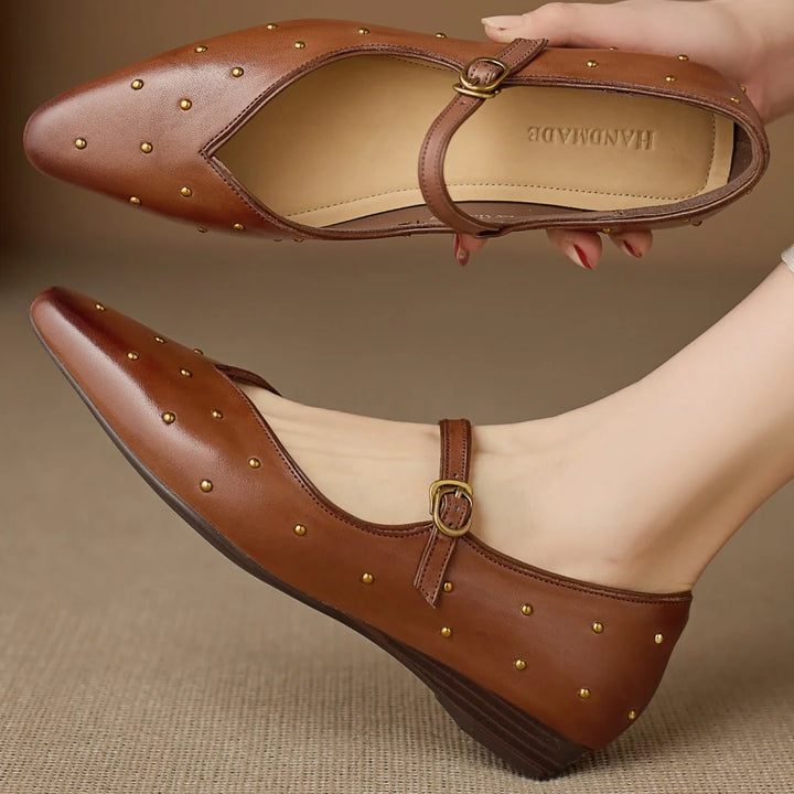 Calista Studded Loafers