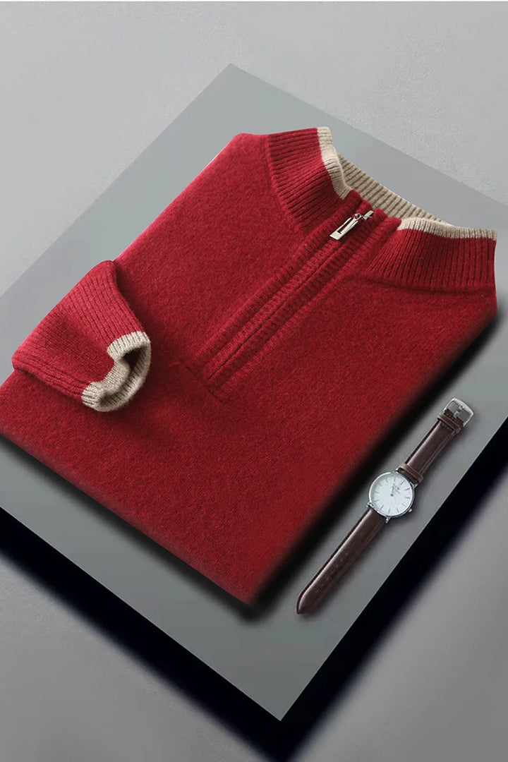 Grant Mercer Merino Quarter Zip