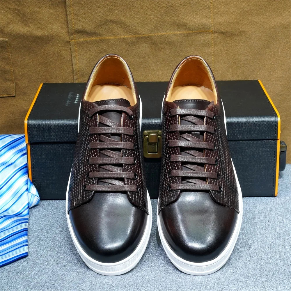 Lombardi Italian Leather Sneakers
