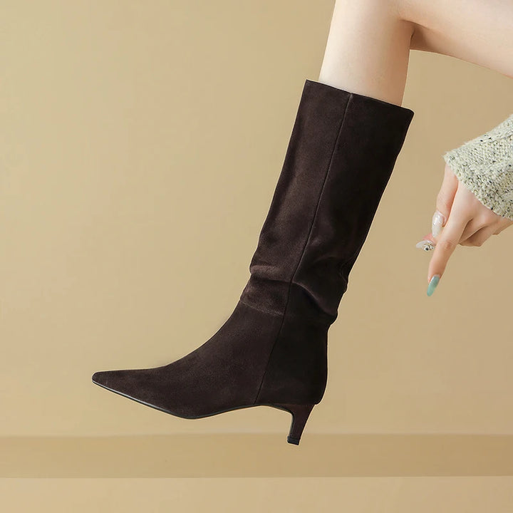 Marcona Suede Knee Boots