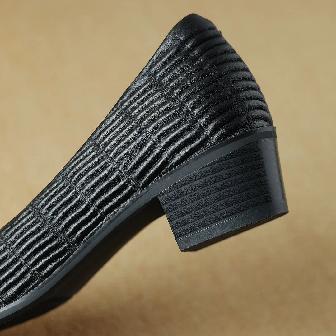 Carrara Ridged Leather Shoes