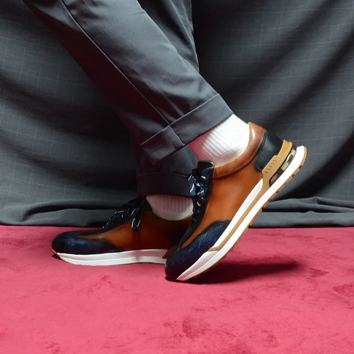 Marcelli Oxford Leather Sneakers