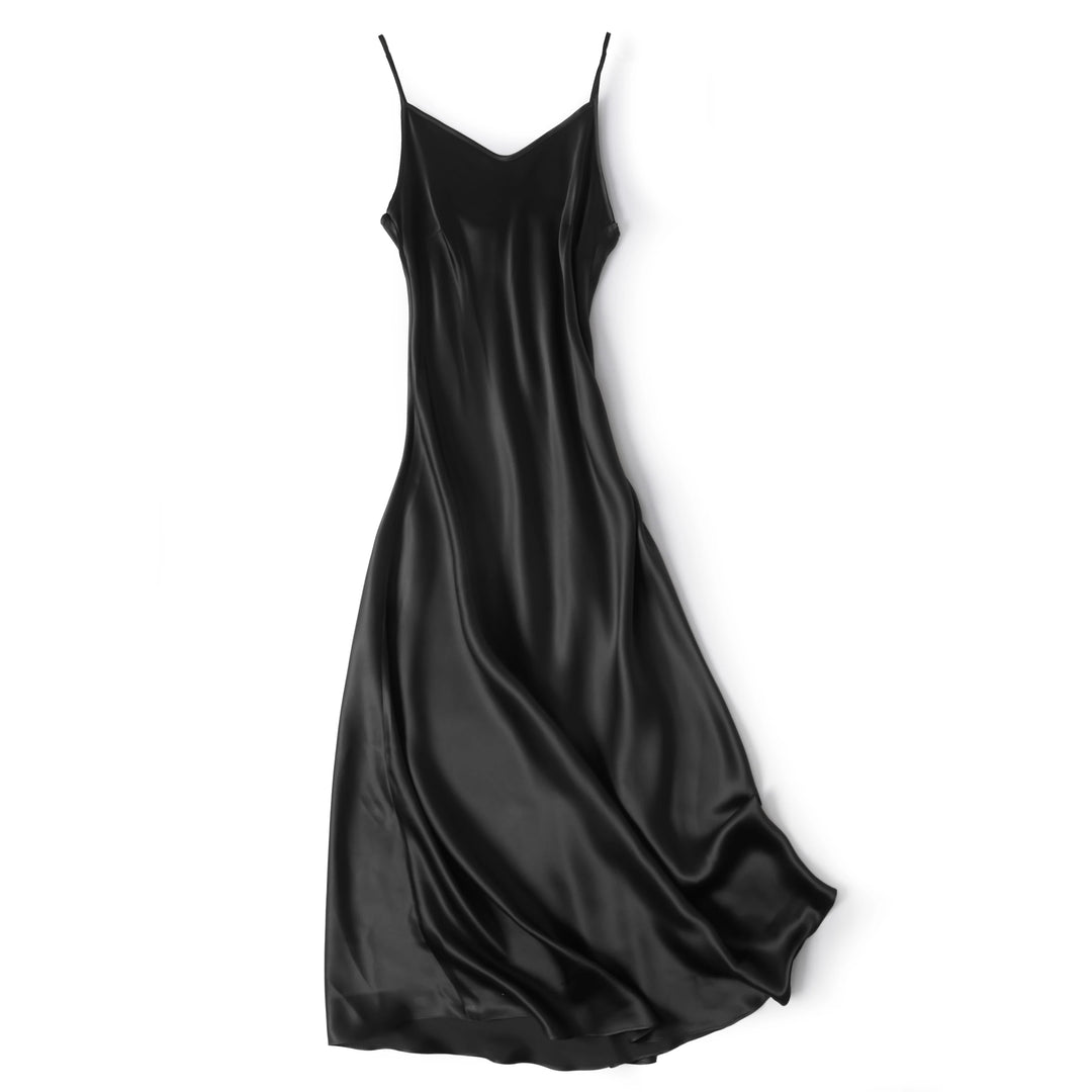 Seta Bias-Cut Silk Slip Dress