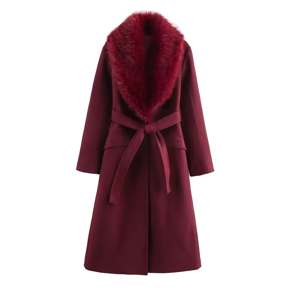 Rossa Belted Wrap Coat
