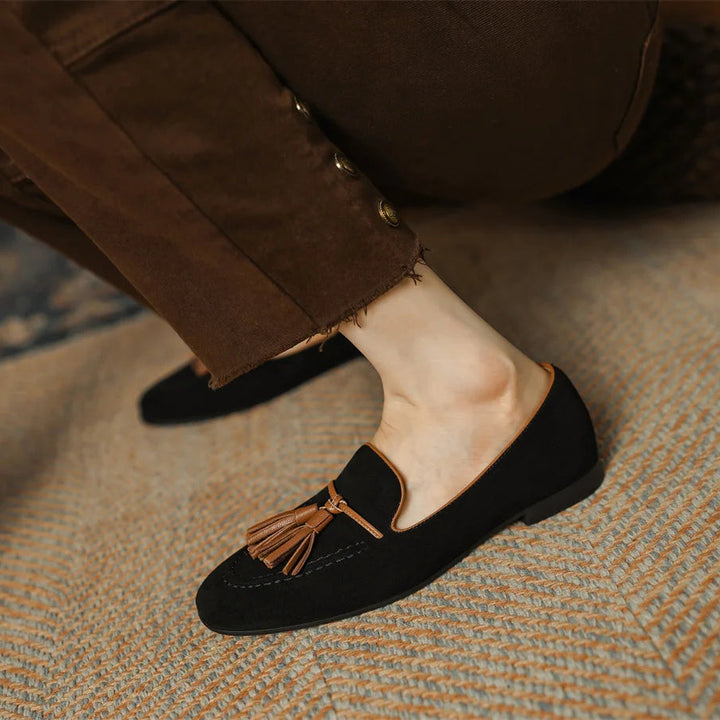 Sorrento Tassel Suede Loafers