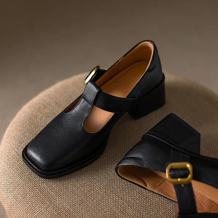 Emelina Square Toe Mary Janes