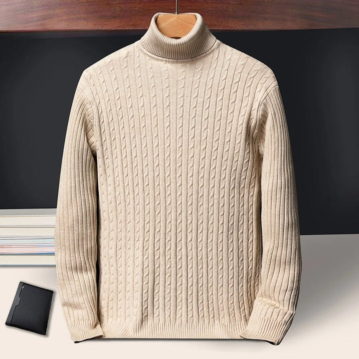 Ridge Cable Knit Sweater