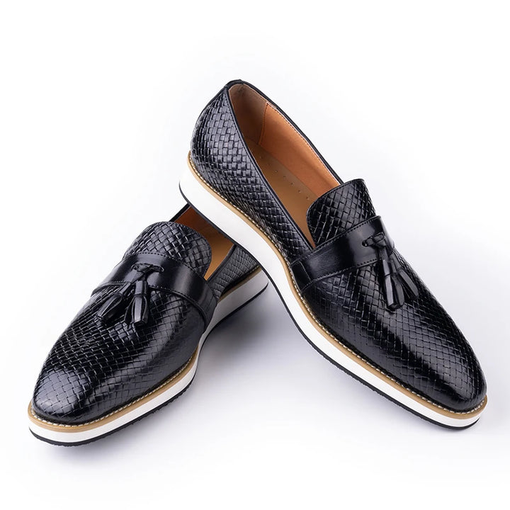 Cavalli Italian Leather Loafers
