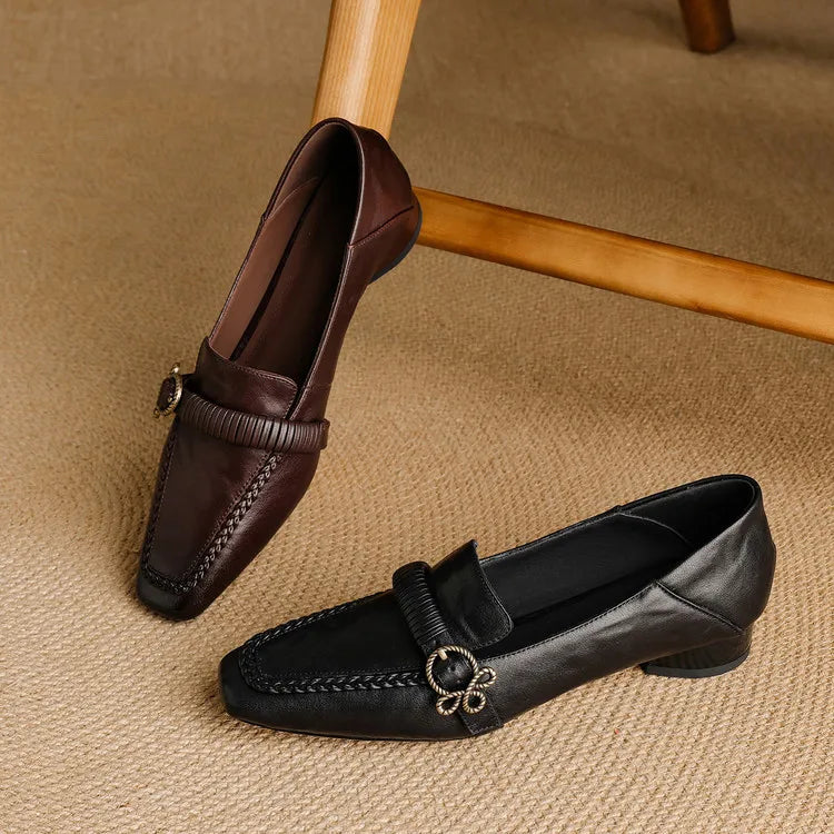 Contessa Leather Flats