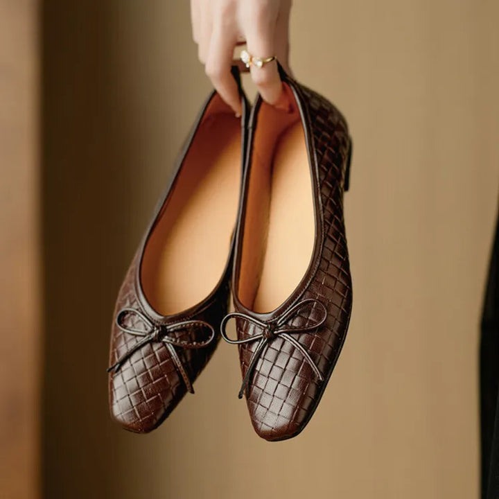 Mosaico Leather Flats