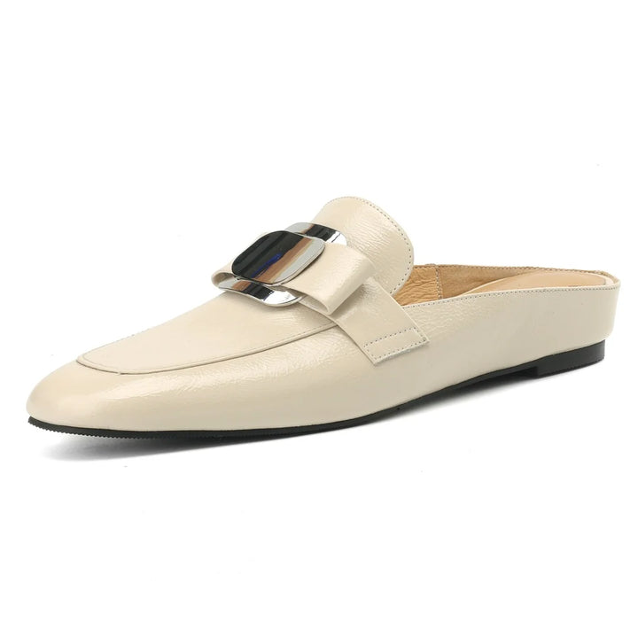 Silverkiss Leather Mules