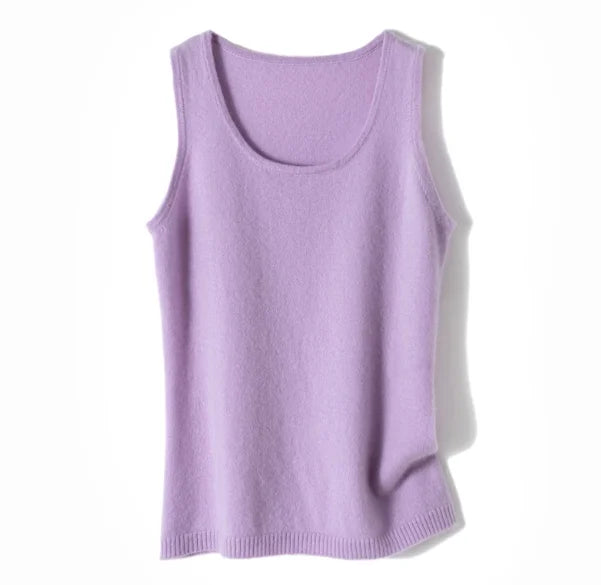 Claudette Cashmere Tank Top