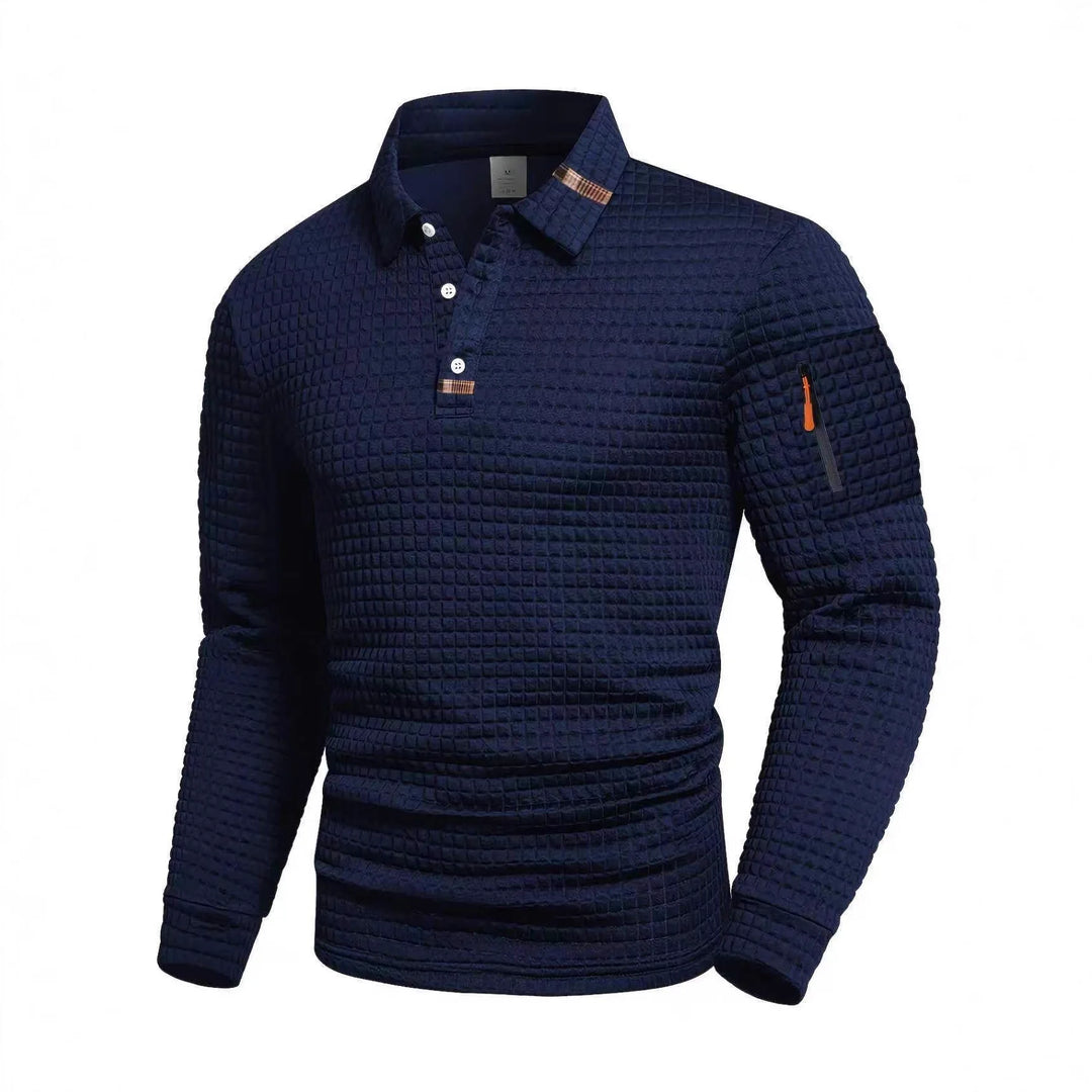 Gridlock Waffle Polo