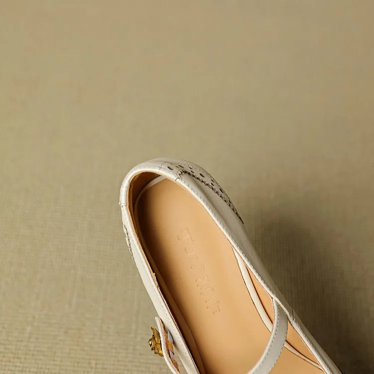 Hartleigh Brogue Mary Janes