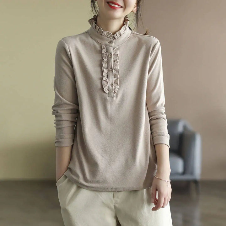 Renelle Frill Trim Top