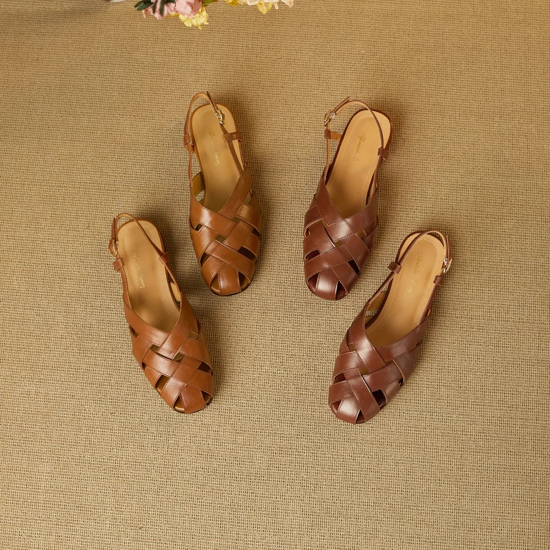 Tressa Woven Slingbacks