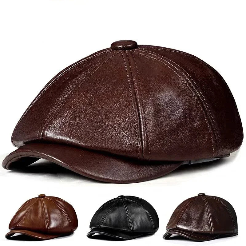 Briarwood Leather Cap