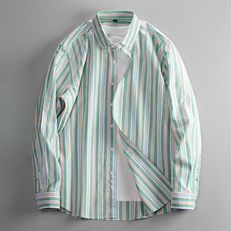 Newport Stripe Cotton Shirt