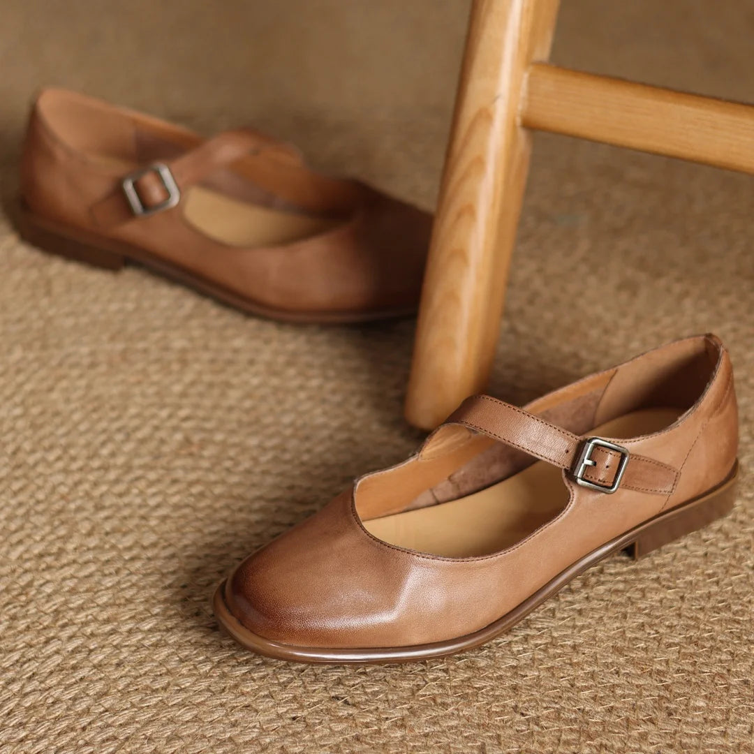 Monterra Cross Strap Flats