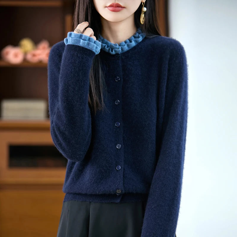 Rosewood Merino Cardigan