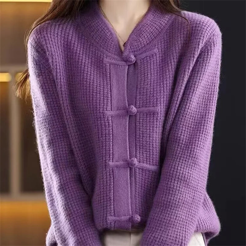 Saffron Heritage Knit Cardigan