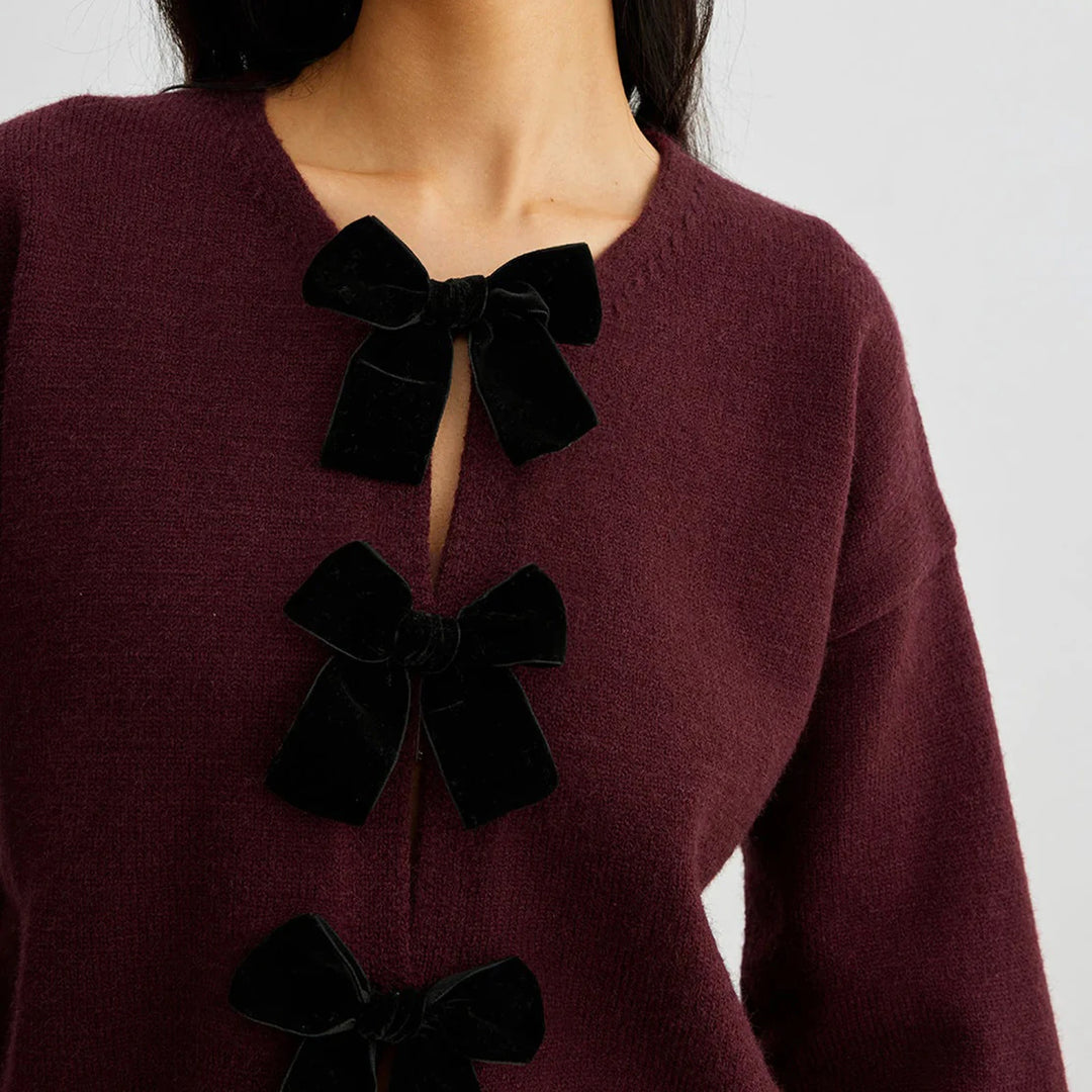 Aubryn Bow Cardigan