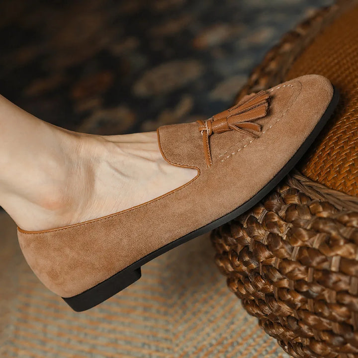 Sorrento Tassel Suede Loafers