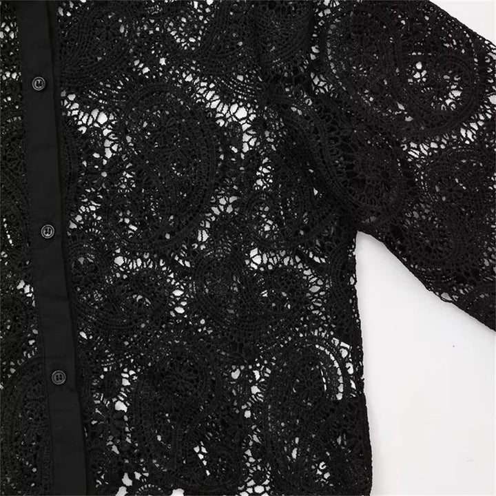 Vivienne Lace Button Shirt