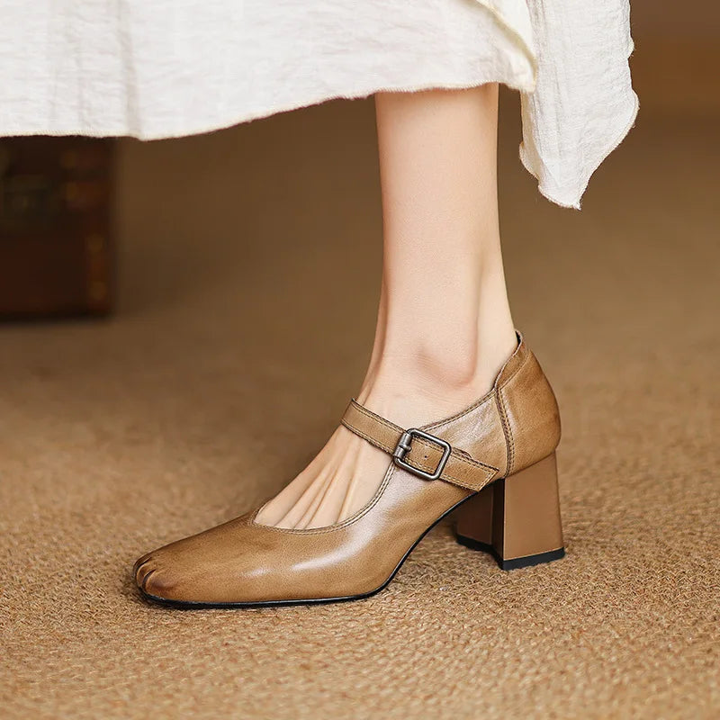 Montera Leather Heels