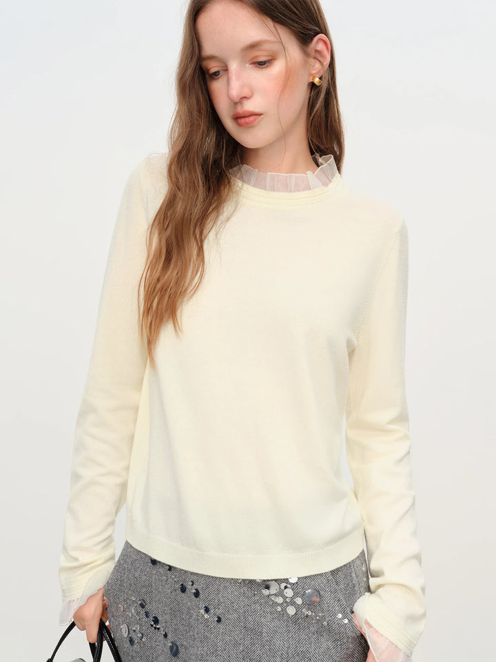 Roselle Wool Mock Neck