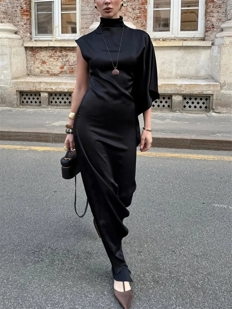 Ophira Satin Drape Top