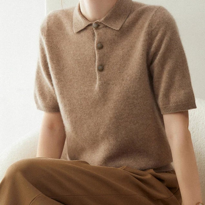 Claudette Cashmere Polo
