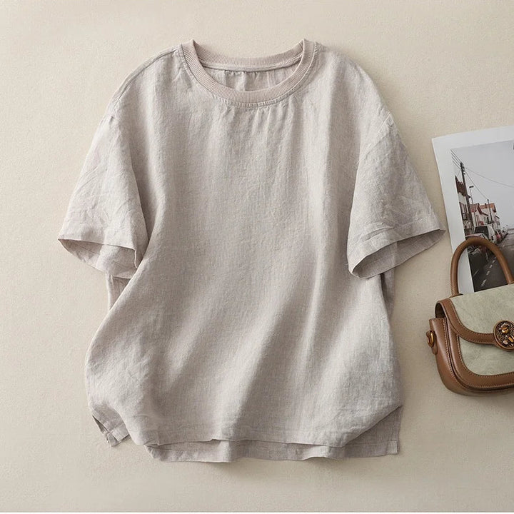 Breeza Cotton Linen Tee